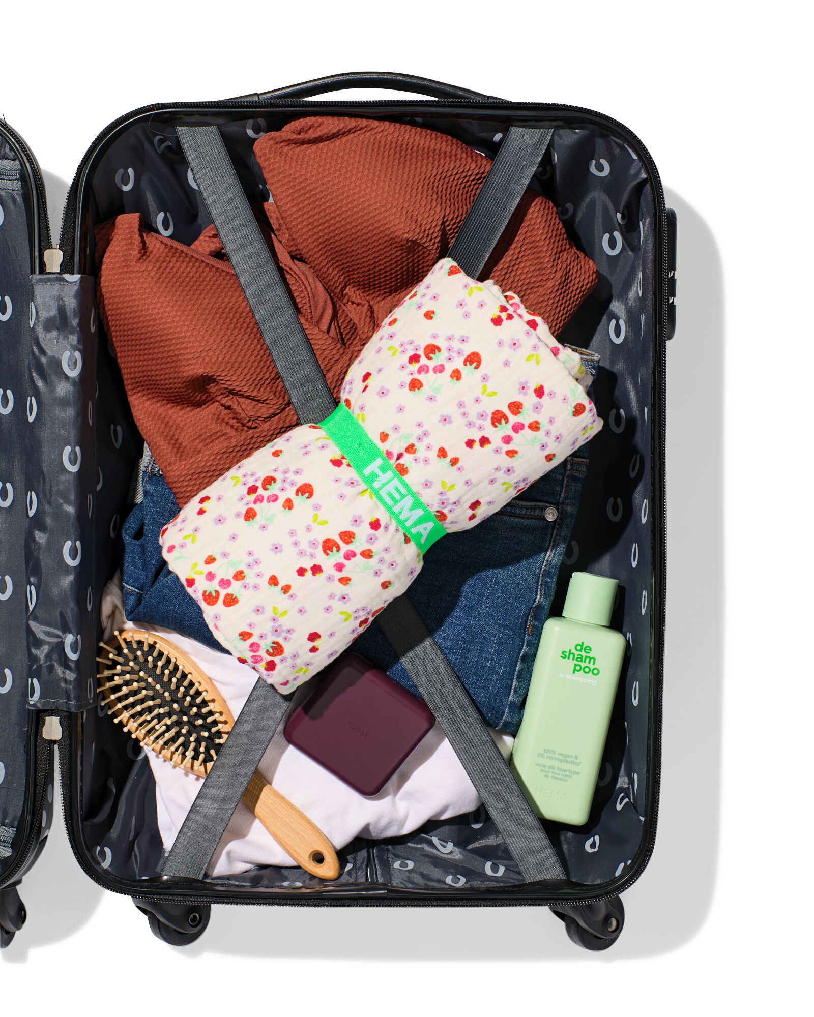 Kinderstrandtuch 80 &times; 140 cm, Musselin, Blumen - 5200266 - HEMA