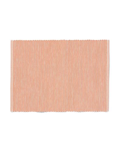 placemats 35x45 ribbel - 2 stuks - 5330027 - HEMA