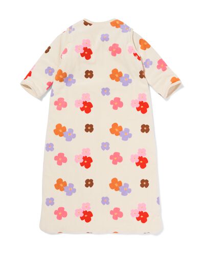 gigoteuse avec manches amovibles velours tog 3,0 fleurs blanc cass&eacute; - 33365150OFFWHITE - HEMA