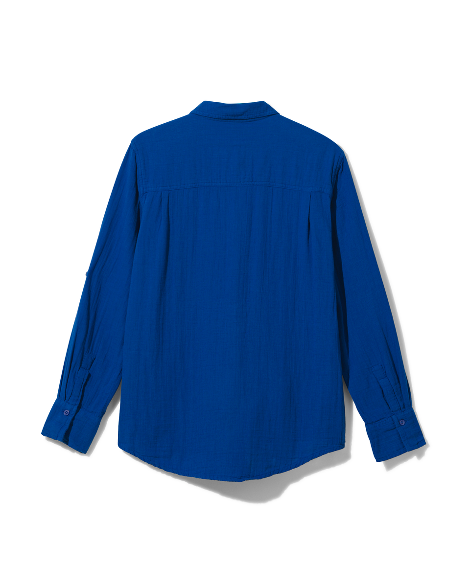 dames blouse Jaimy blauw - 1000029962 - HEMA