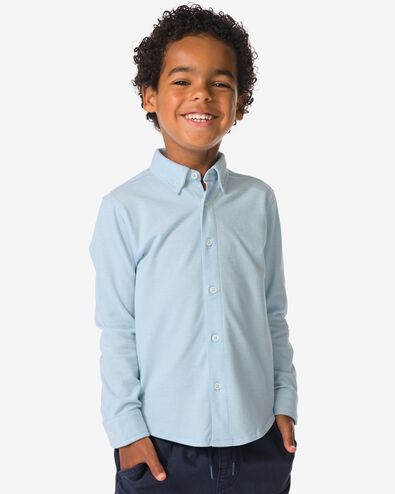 kinder overhemd  lichtblauw lichtblauw - 30706301LIGHTBLUE - HEMA