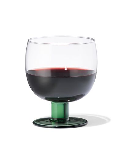 Weinglas 290 ml farbiger Fu&szlig; - 9401167 - HEMA