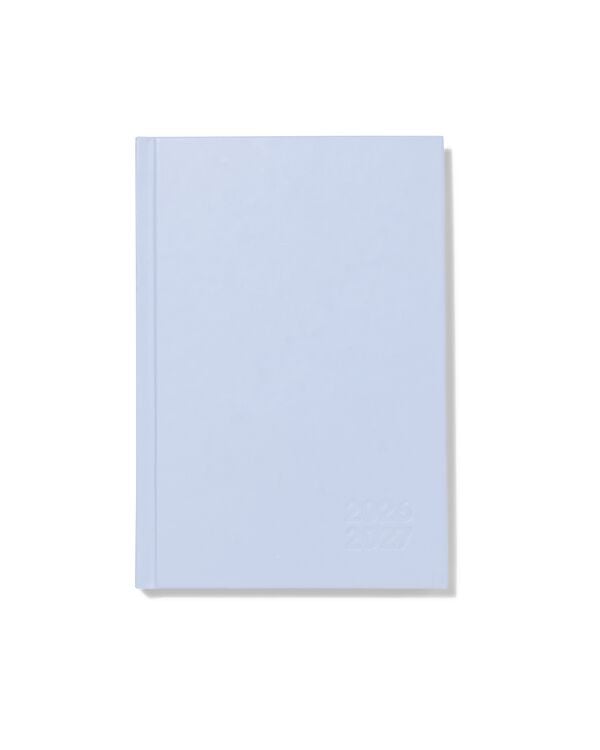 agenda scolaire 2026-2027 12,5x18cm bleu basique - 14505642 - HEMA