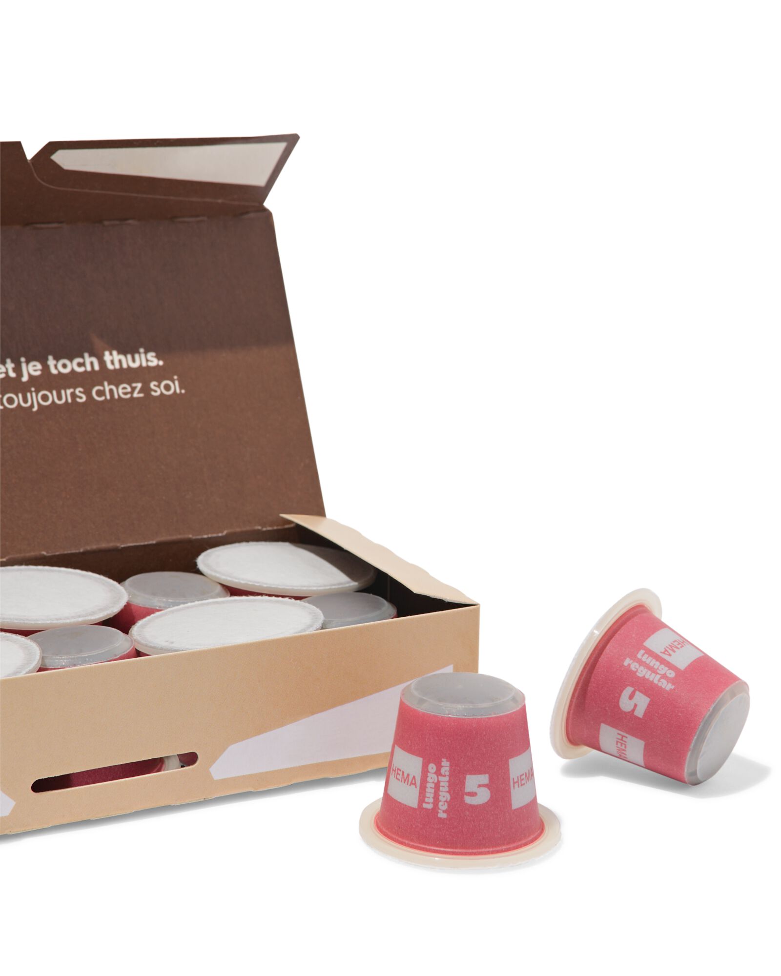 capsules compostables lungo regular - lot de 10 - 17180040 - HEMA