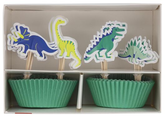 kit pour 24 cupcakes dinosaure - 14200431 - HEMA