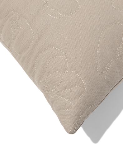 coussin 40x40cm coton fleurs brod&eacute; - 7326018 - HEMA