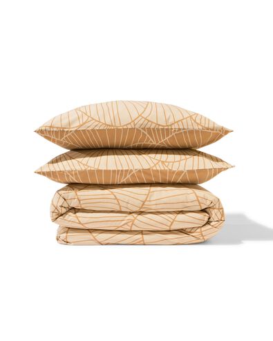 Bettbezug 200 &times; 200/220 cm, weiche Baumwolle, Muscheln, Sand - 5720186 - HEMA