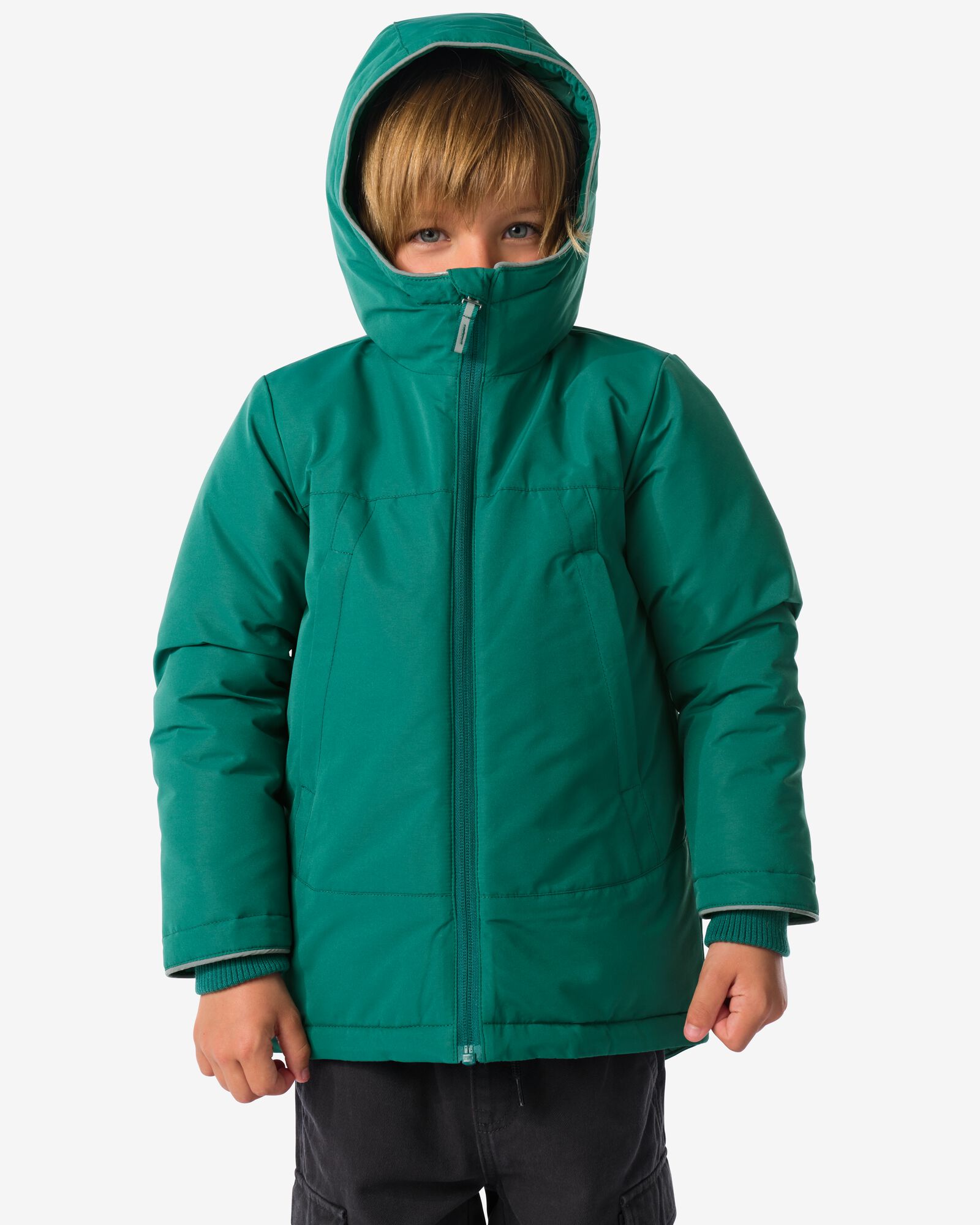 Kapuzenjacke gr&uuml;n - 30784903GREEN - HEMA