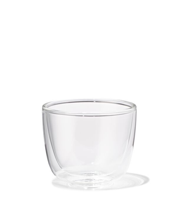 mug &agrave; espresso 120 ml en verre borosilicate double paroi - 80660342 - HEMA