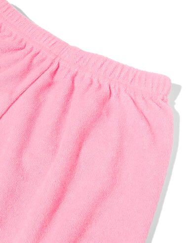 Kinder-Kurzpyjama aus Frottee, Croissant rosa - 23003860PINK - HEMA