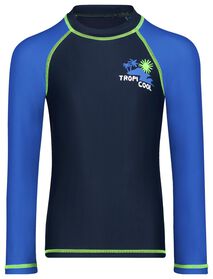 t-shirt de natation enfant - protection UPF 50+ bleu bleu - 1000027446 - HEMA