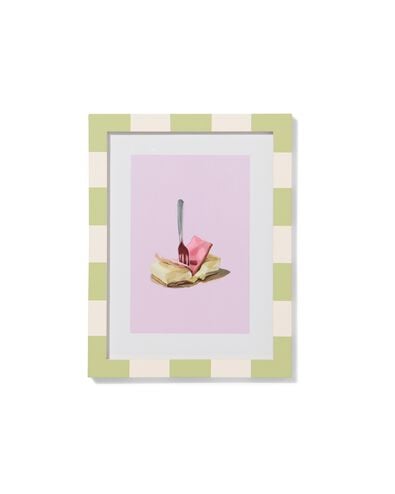 fotokader 15x20cm hout strepen - 13626045 - HEMA