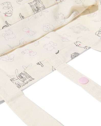 sac en toile 42x36cm dessin de chiens enroulable - 61104416 - HEMA