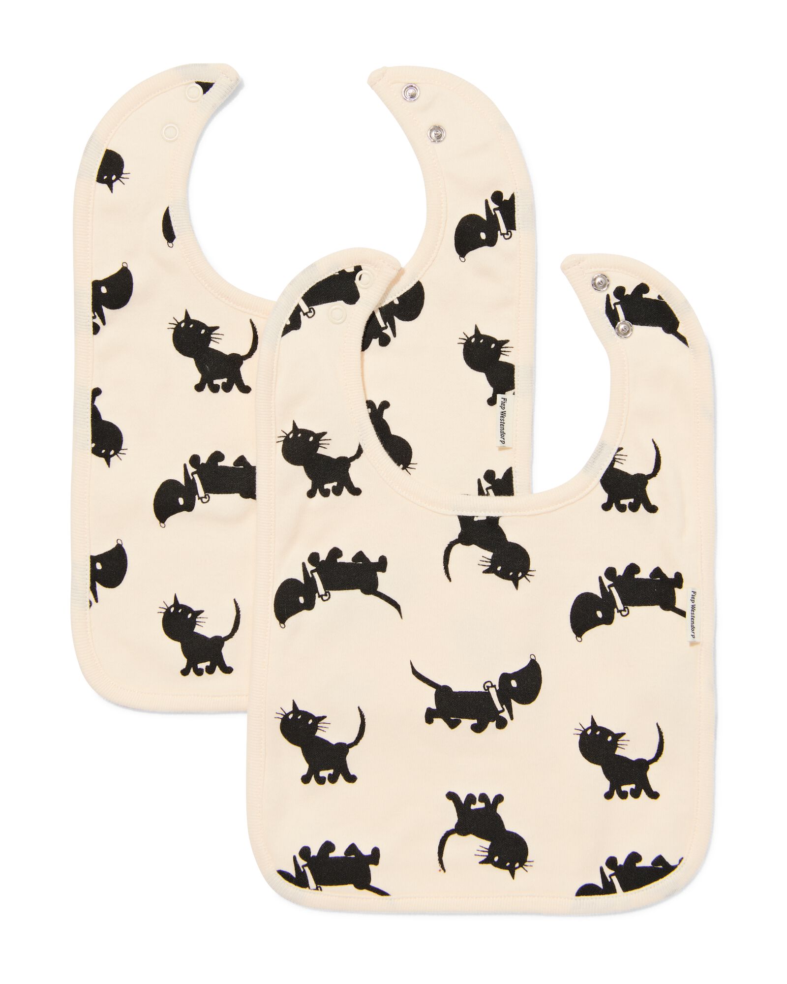 bavoirs Takkie et Siepie - 2 pi&egrave;ces - 33304860 - HEMA