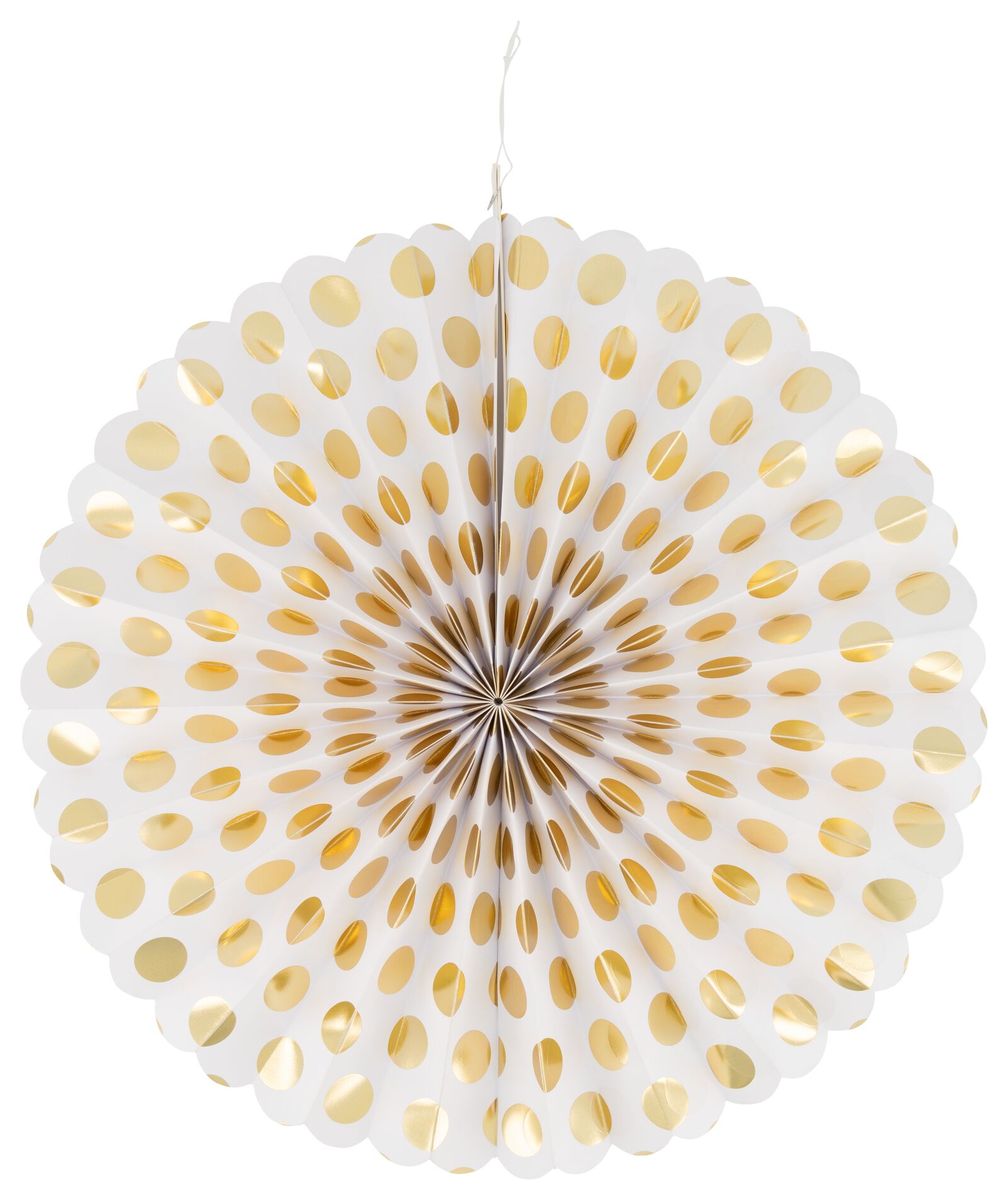 waaiers papier goud - 2 stuks - 14230164 - HEMA