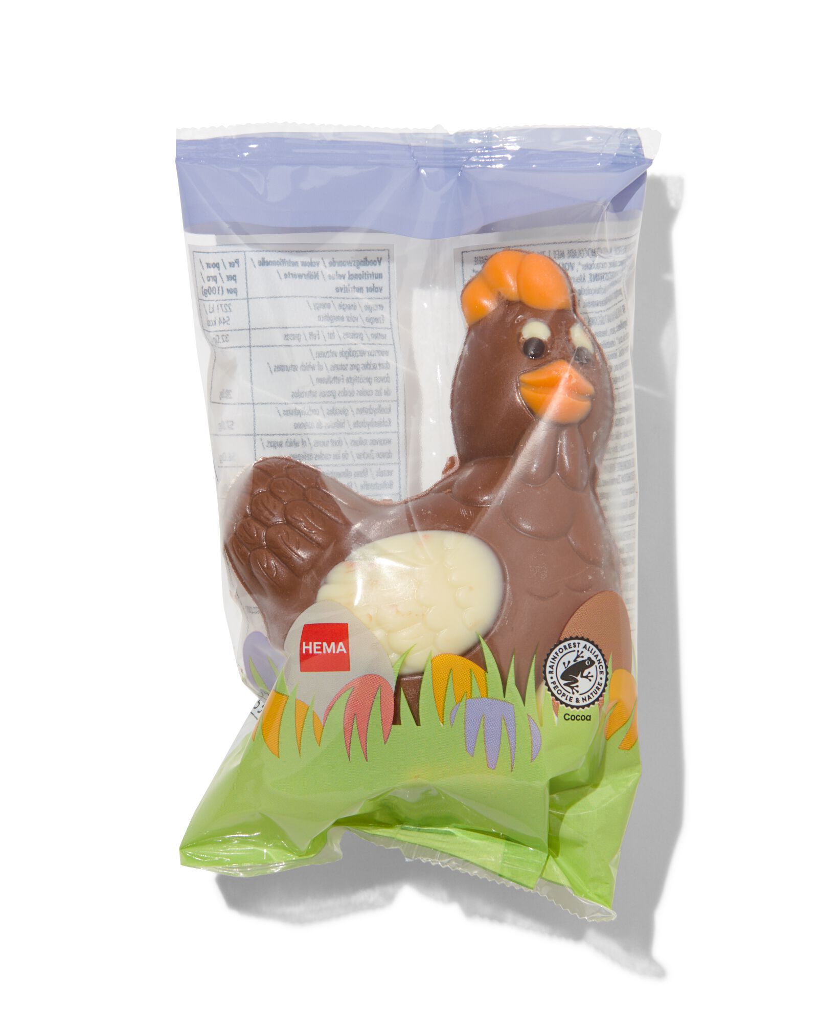 poule de p&acirc;ques chocolat au lait 75 grammes - 24232201 - HEMA