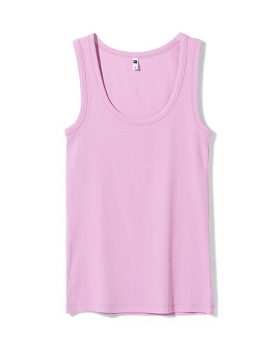 Damentop Anouk gerippt lila lila - 36303380LILAC - HEMA