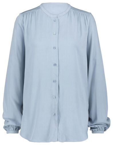 Damen-Bluse blau - 1000021357 - HEMA