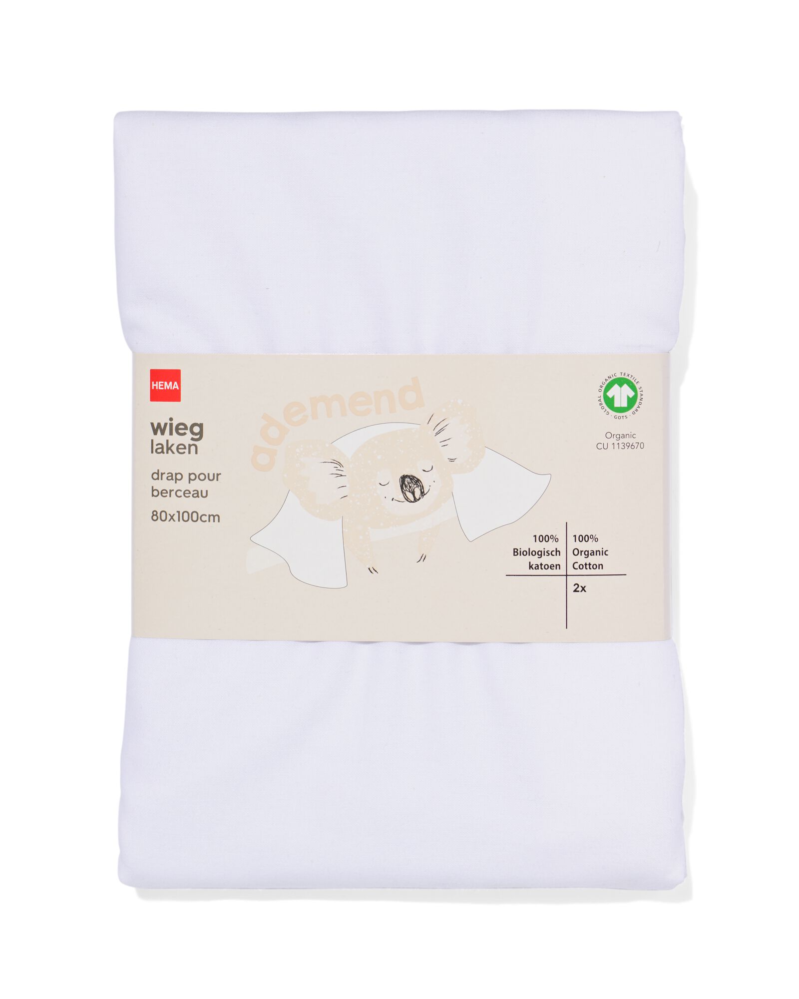 drap berceau 80 x 100 cm - 33300037 - HEMA
