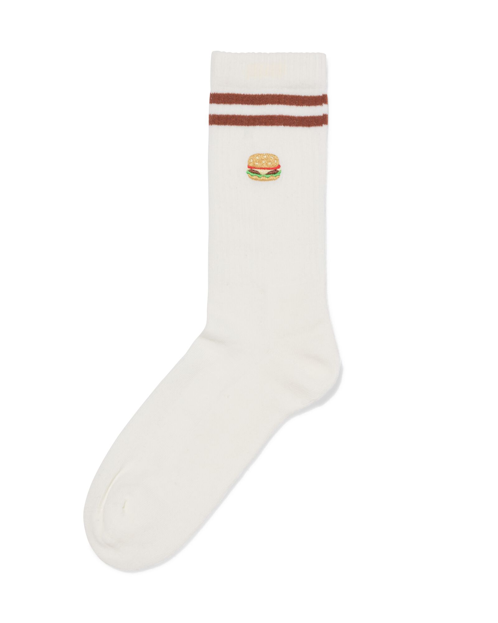 herensokken terry hamburger gebroken wit gebroken wit - 4151090OFFWHITE - HEMA