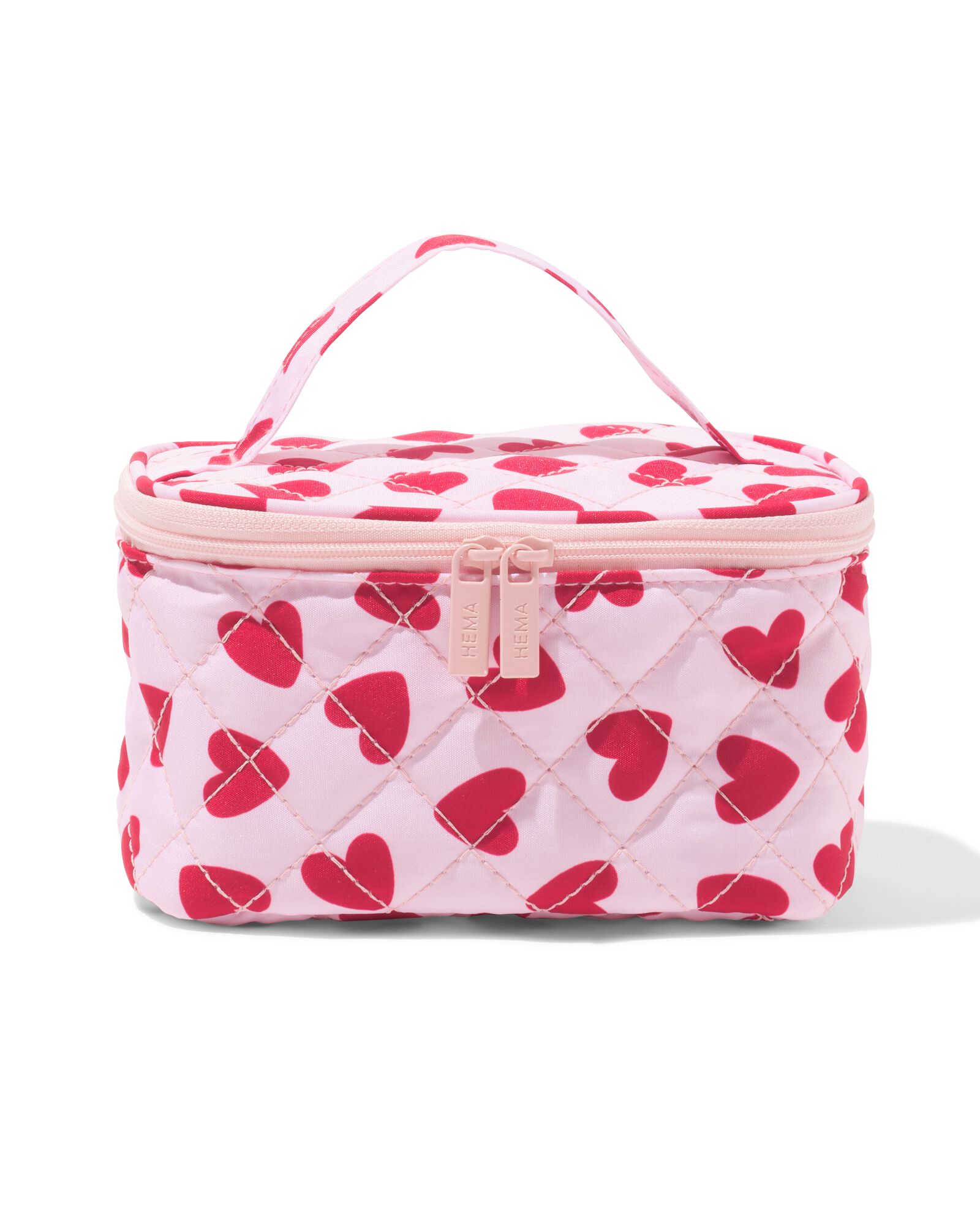 trousse de toilette 10x16cm c&oelig;urs - 11890739 - HEMA