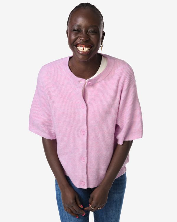 Damenjacke Grace, Feinstrick rosa rosa - 36302430PINK - HEMA