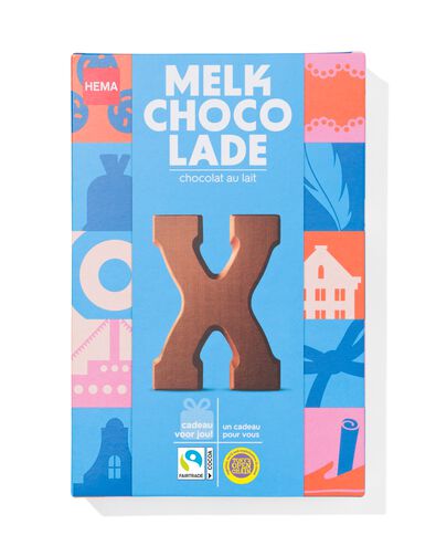 lettre en chocolat au lait X 140g - 24401124 - HEMA