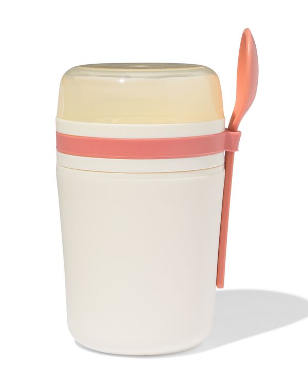 gobelet &agrave; yaourt &agrave; emporter 420 ml beige - 80650275 - HEMA