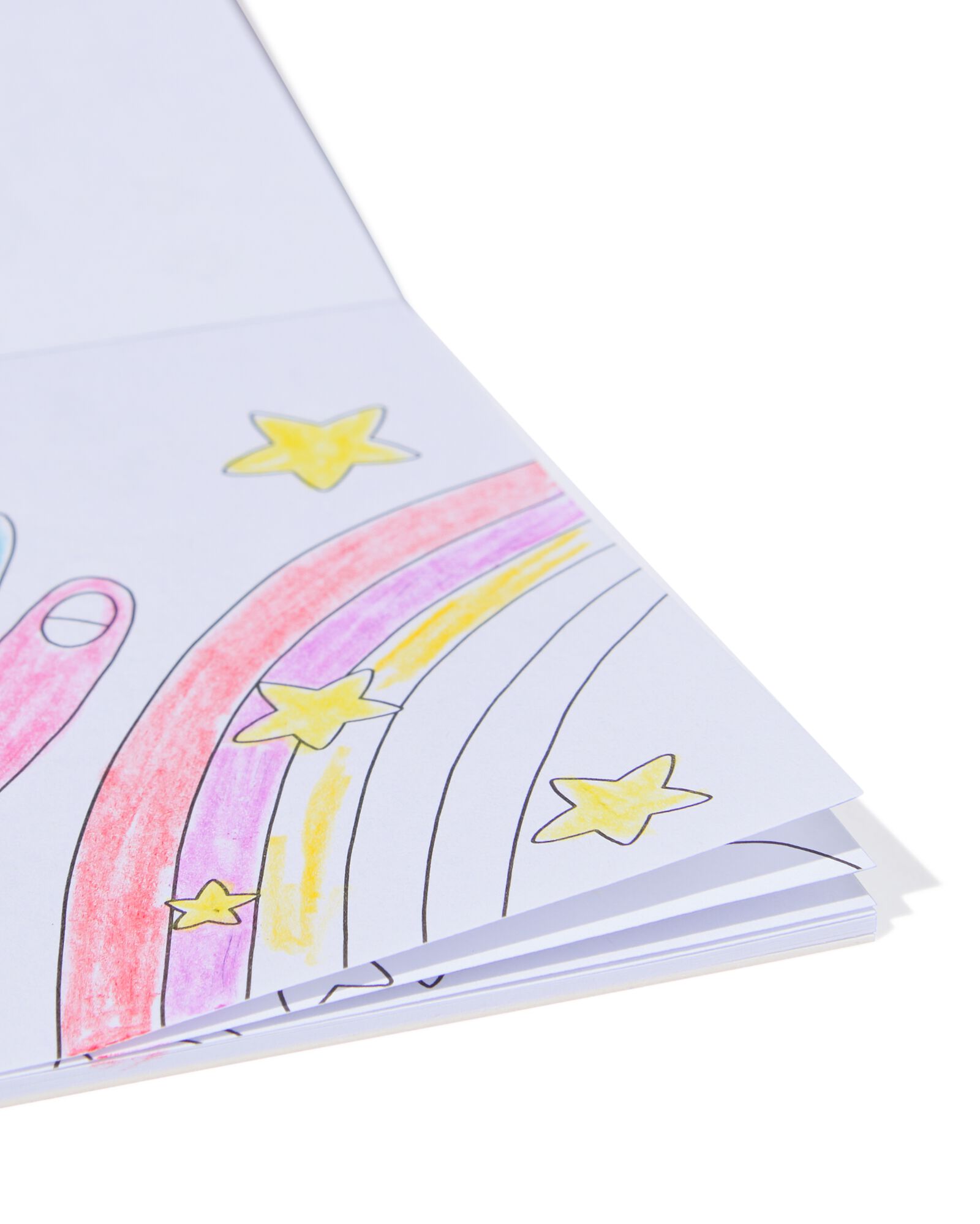 cadeau à distribuer mini livre de coloriage arc-en-ciel - lot de 8 - 14250120 - HEMA