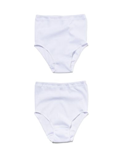 lot de 2 slips femme blanc blanc - 1000002158 - HEMA