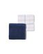 ensemble torchon et essuie-mains en coton bleu et carreaux - 5440266 - HEMA
