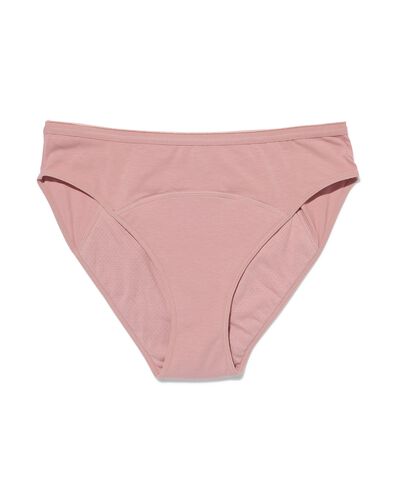 culotte menstruelle coton rose pâle XL - 19650028 - HEMA