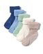 5 paires de chaussettes bébé avec bambou bleu 6-12 m - 4760042 - HEMA