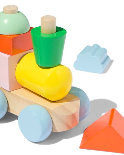 Holzeisenbahn mit Steckformen 44 cm - 15100501 - HEMA