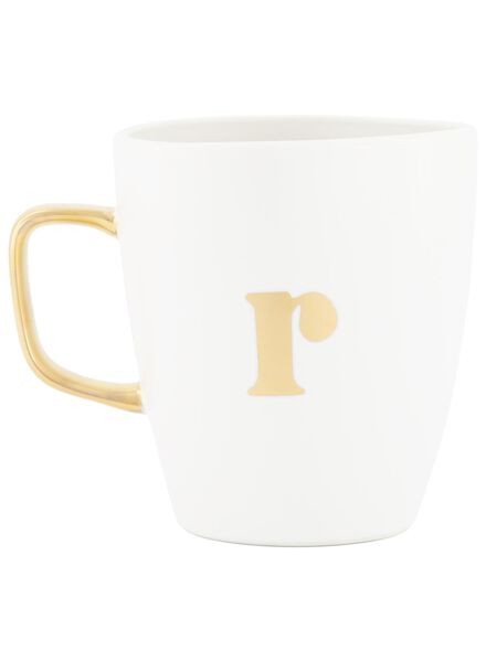 mug avec lettre r blanc R - 60030067 - HEMA
