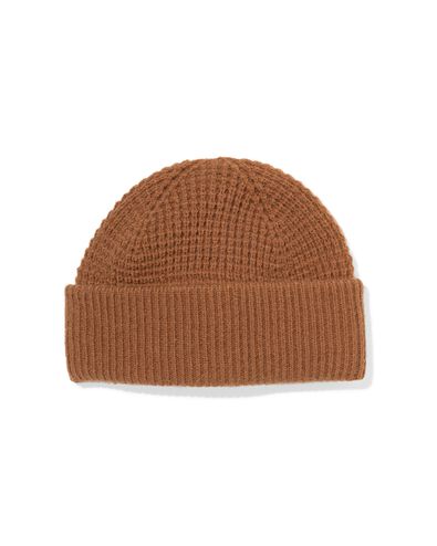 Kinder-Beanie mit Waffelstruktur braun braun - 16700310BROWN - HEMA