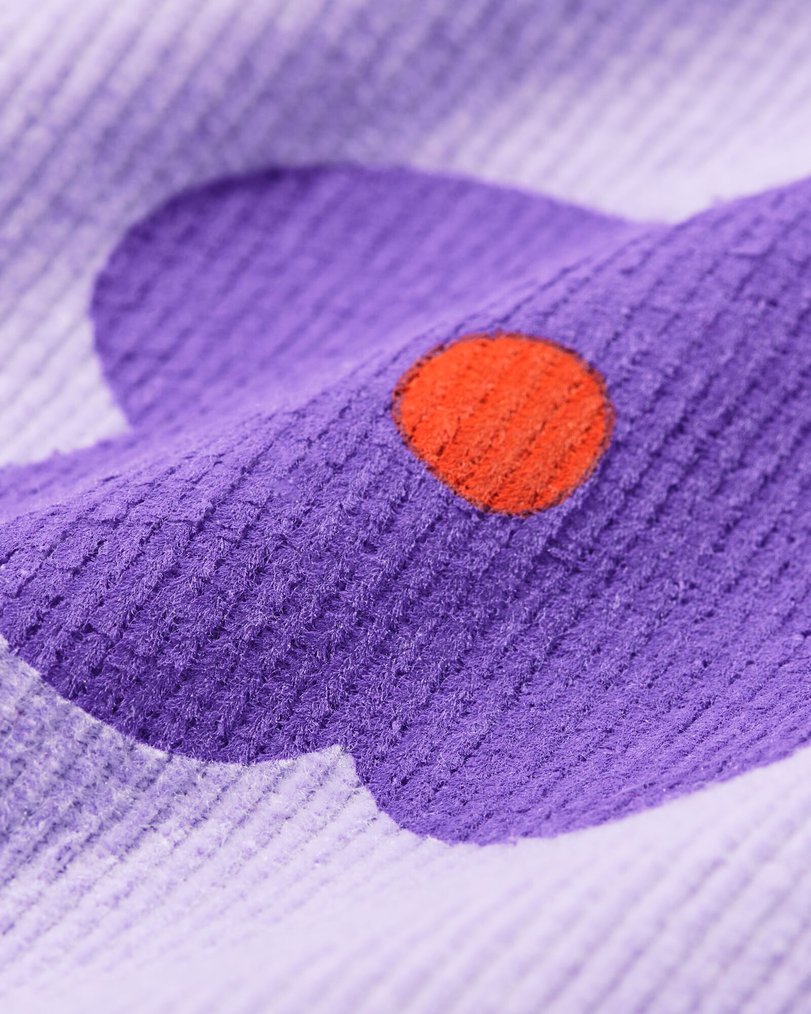 pantalon b&eacute;b&eacute; velours c&ocirc;tel&eacute; fleurs violet violet - 33029770PURPLE - HEMA