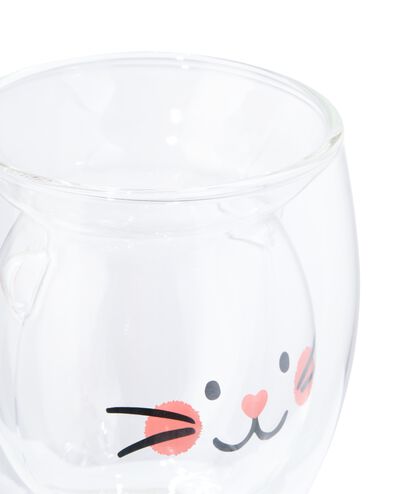 verre &agrave; double paroi 250 ml chat - 61100108 - HEMA