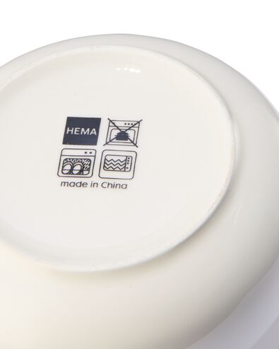 schaal - 9.5 cm - Rome - new bone - wit - 9602048 - HEMA