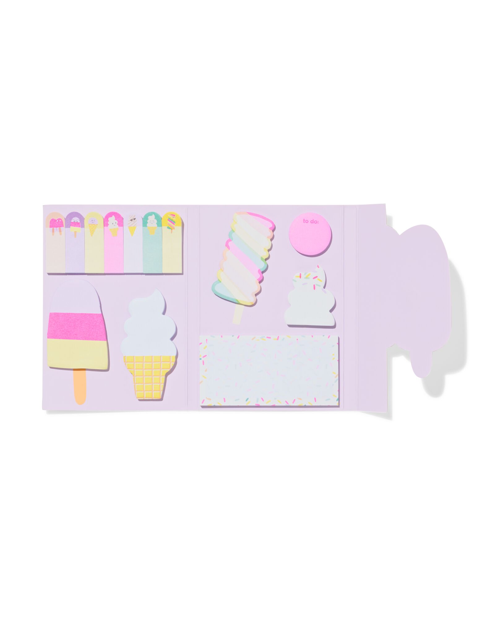 carnet de notes autocollantes glace - 14144420 - HEMA