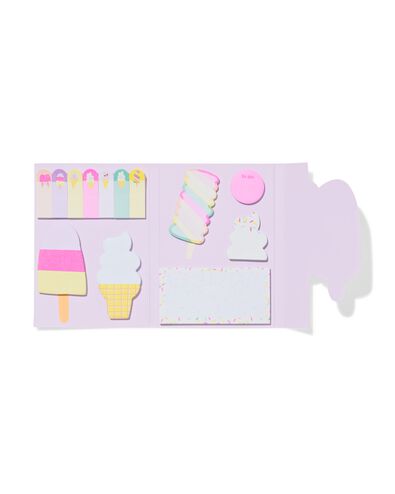 carnet de notes autocollantes glace - 14144420 - HEMA