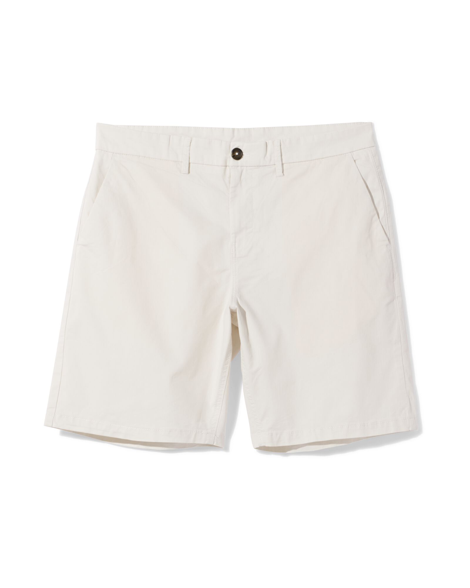 short homme Charly coupe r&eacute;guli&egrave;re chino blanc cass&eacute; blanc cass&eacute; - 2140920OFFWHITE - HEMA