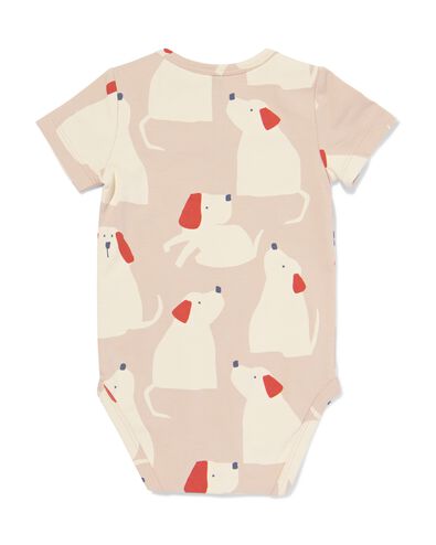 body en coton extensible beige - 33377240BEIGE - HEMA