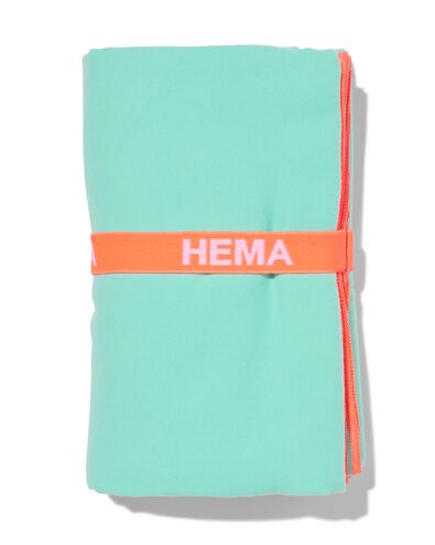 microvezel handdoek 110x175cm lichtblauw - 5250046 - HEMA