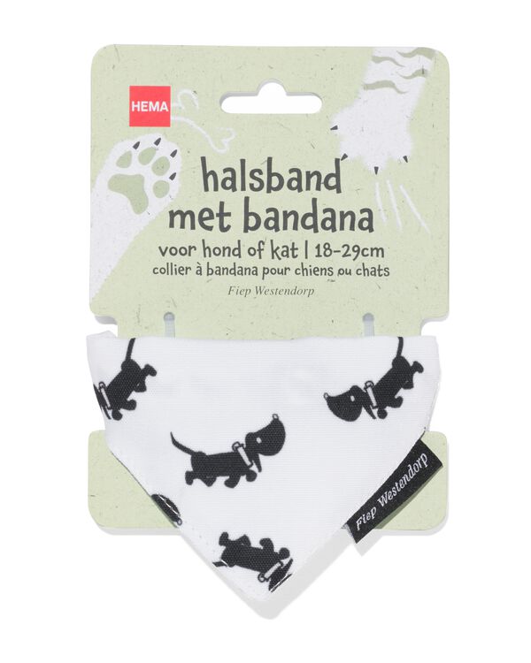 collier Takkie avec bandana pour chien ou chat 18-29cm - 61140264 - HEMA