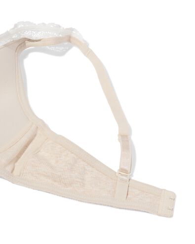 bralette met kant zonder beugel naturel naturel - 21900205NATURAL - HEMA