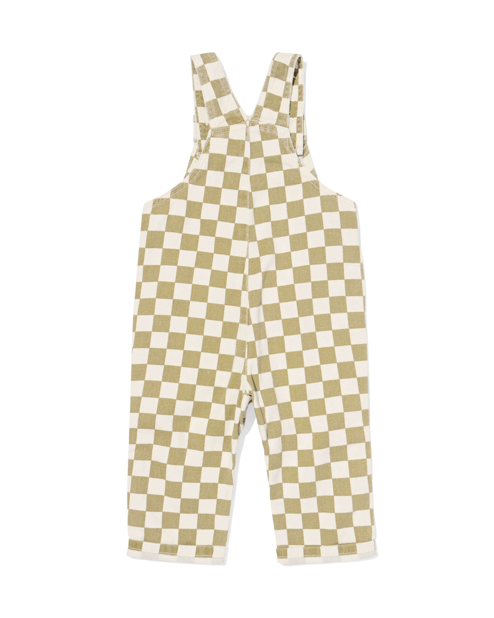 Baby-Latzhose mit Karos gr&uuml;n 74 - 33175473 - HEMA