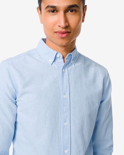 chemise homme bleu XL - 2103243 - HEMA