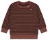Baby-Sweatshirt, Streifen braun - 1000025490 - HEMA