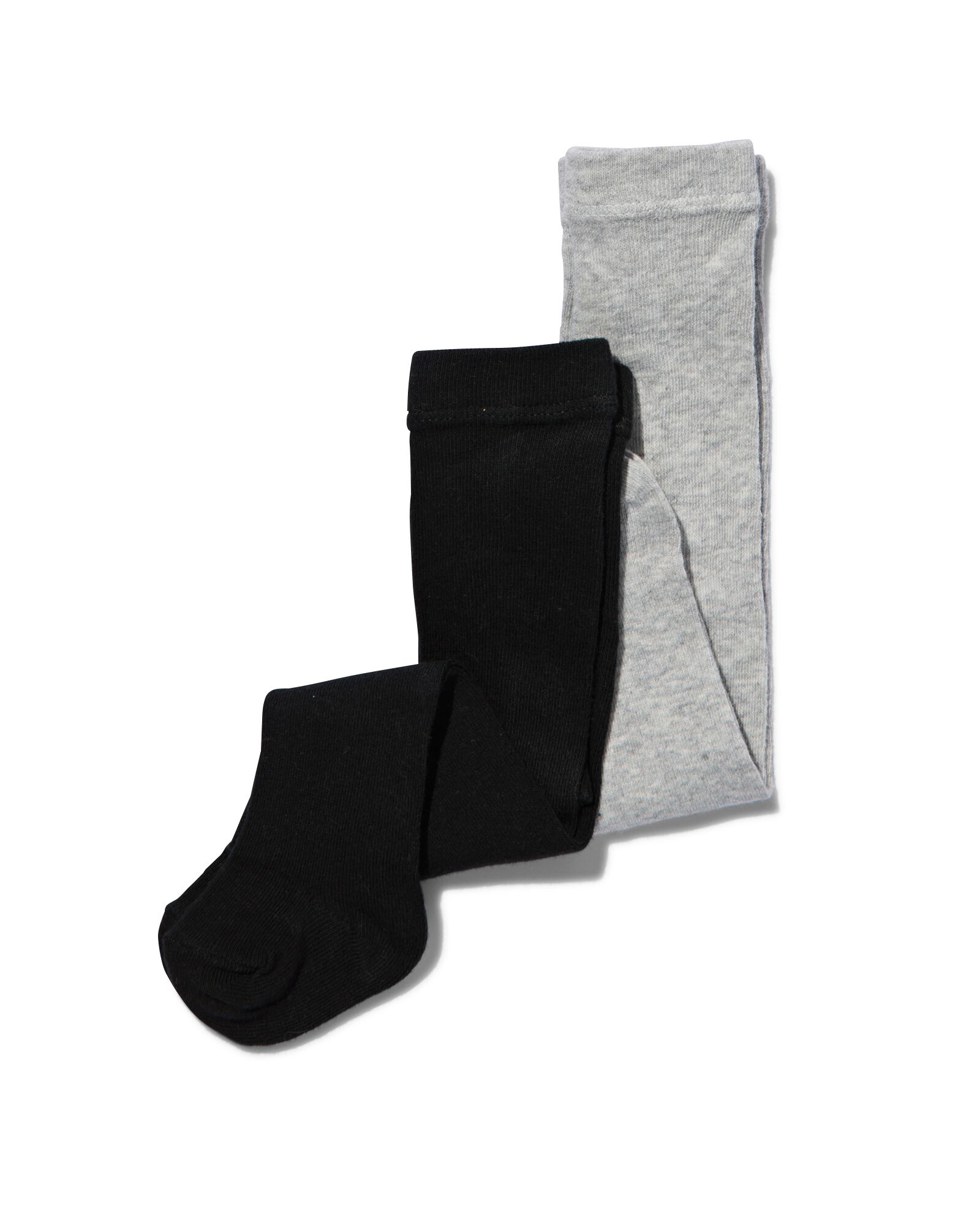 2 collants &eacute;pais b&eacute;b&eacute; gris chin&eacute; gris chin&eacute; - 1000009460 - HEMA